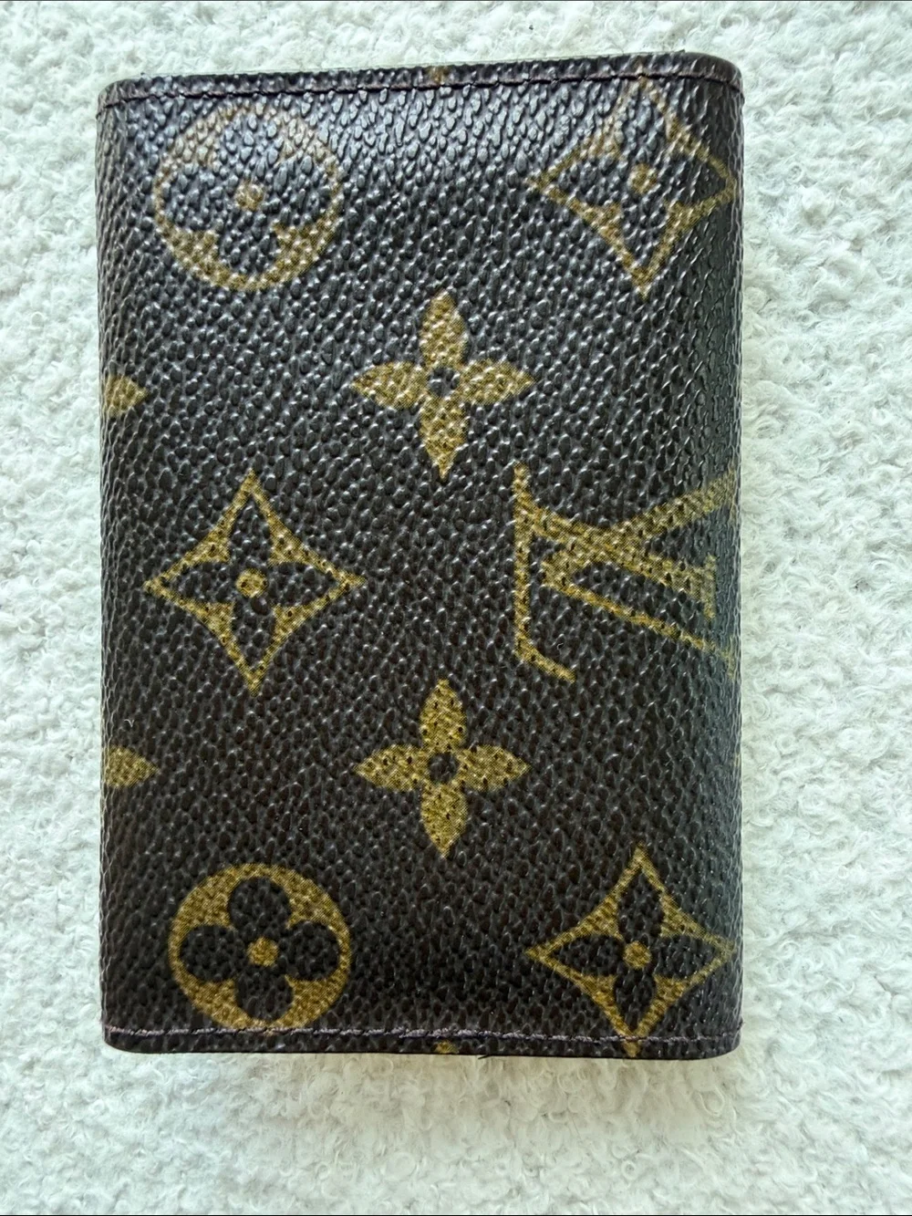 Louis Vuitton Monogram Canvas Key & Card Holder in Brown and Gold
